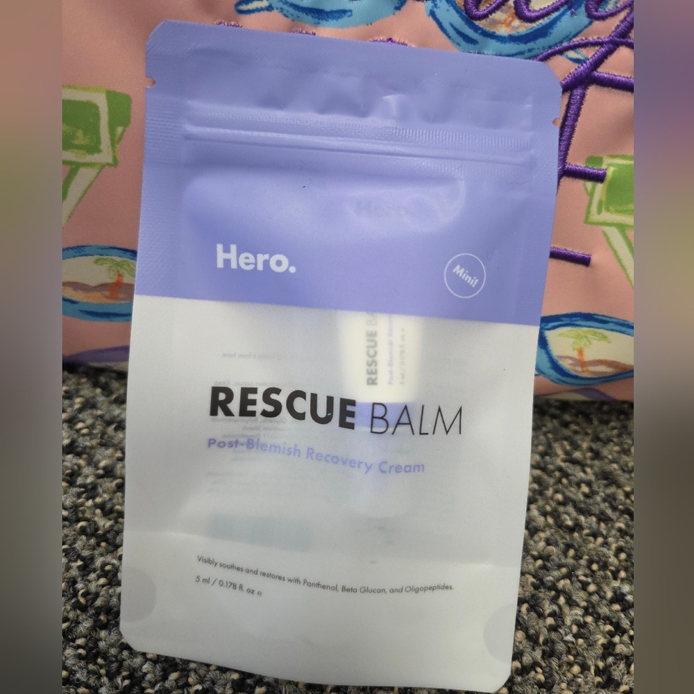 New Sealed Hero Cosmetics Rescue Balm Mini 5ml Exp 5/24/2025